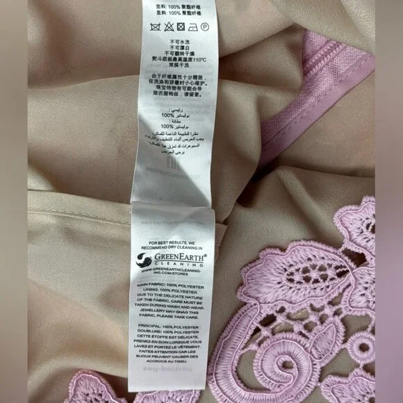 🆕 SELF PORTRAIT 🧿 NWOT Floral Lace Mini Shift Dress, Sz US 2 / UK 6 - Picture 12 of 16